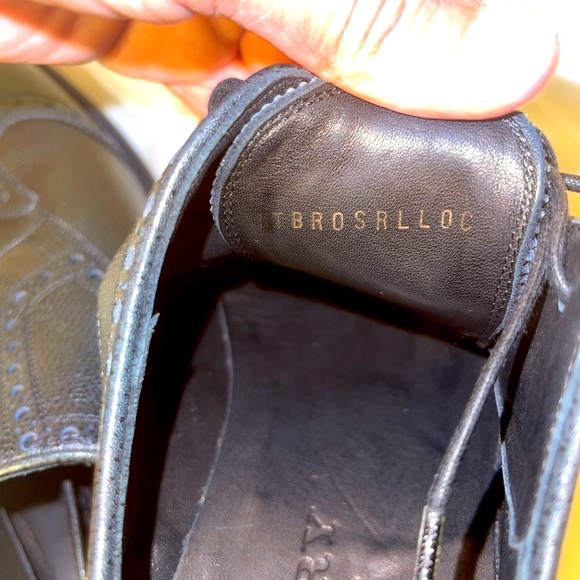 Burberry Black Leather Men's Dress Shoes NWOT - Picture 16 of 16